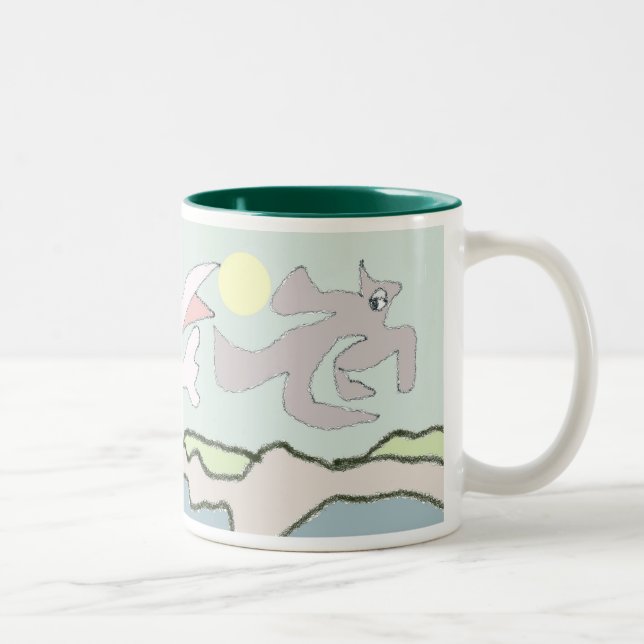 Caneca De Café Em Dois Tons mugpeople (Direita)