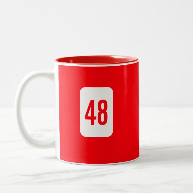 Caneca De Café Em Dois Tons Mugs 4 All. Bold. Bright. Beautifully Minimal. (Esquerda)