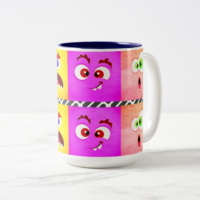 Caneca De Café Em Dois Tons Mugs & Cups 20818 (Frente Esquerda)