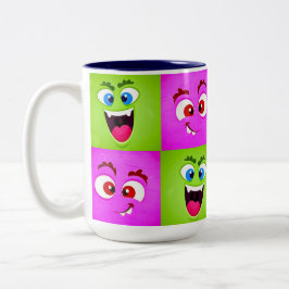Caneca De Café Em Dois Tons Mugs & Cups 20818