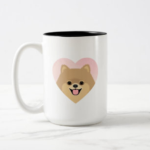 Caneca De Café Em Dois Tons Mugs da Pomerânia