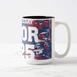 Caneca De Café Em Dois Tons Mugs do Dia do Trabalho - Presente Especial para M