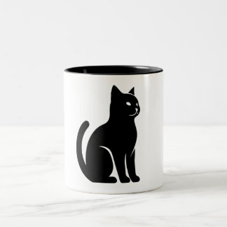 CANECA DE CAFÉ EM DOIS TONS MÚGS E XINAS DE GATO
