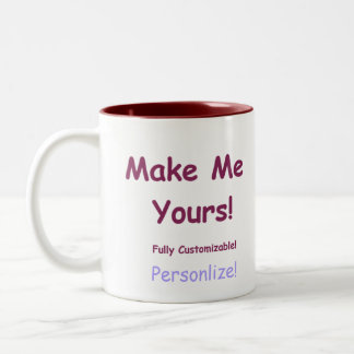 Caneca De Café Em Dois Tons Mugs personalizados em uma variedade de tamanhos d