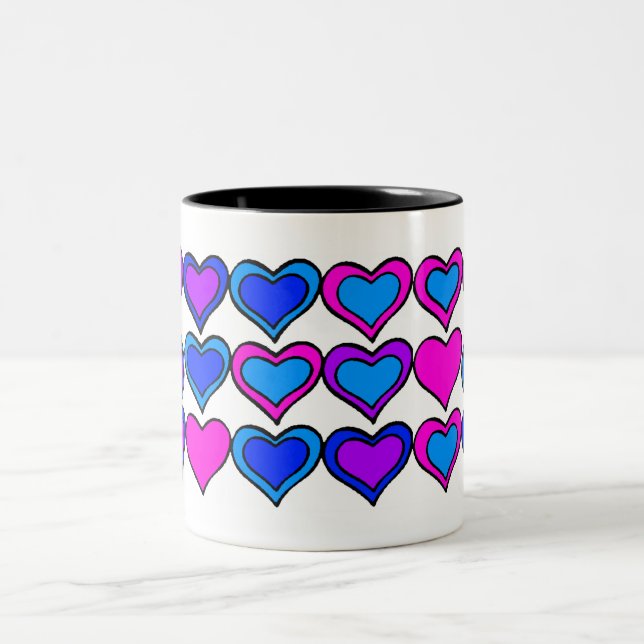 CANECA DE CAFÉ EM DOIS TONS MUITO AMOR... (Centro)