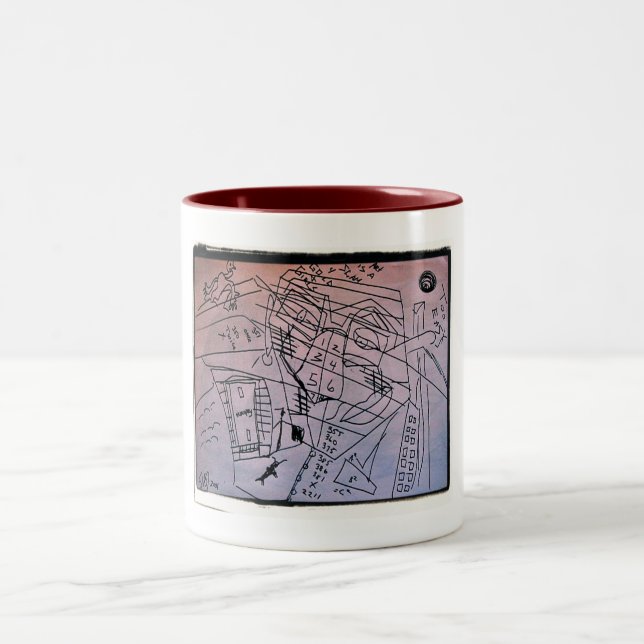 CANECA DE CAFÉ EM DOIS TONS MUITO FÁCIL (Centro)