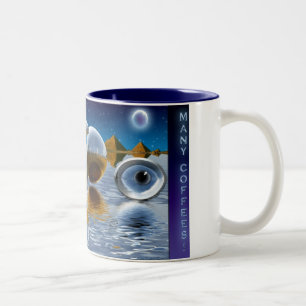 Caneca De Café Em Dois Tons MUITOS CAFÉ! ~ Mugs & Cups