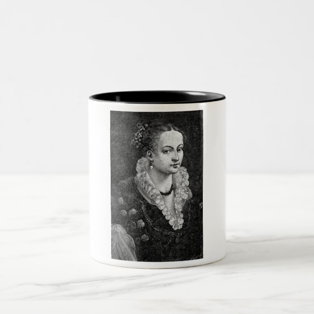 Caneca De Café Em Dois Tons Mulher Medieval (Centro)