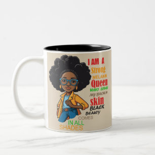 Caneca De Café Em Dois Tons Mulher Mug