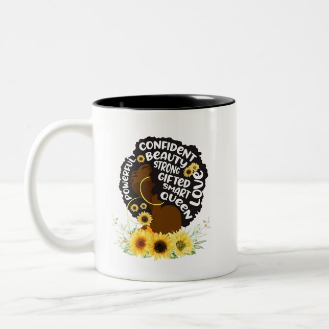 Caneca De Café Em Dois Tons Mulher negra  (Esquerda)