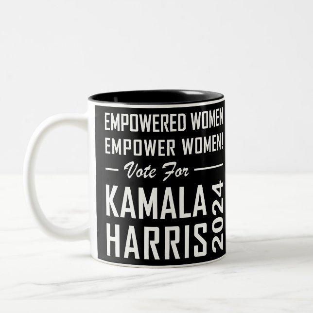 CANECA DE CAFÉ EM DOIS TONS MULHERES EMPODERADAS... (Esquerda)