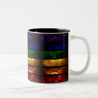 Caneca De Café Em Dois Tons Multi-colorido modelado
