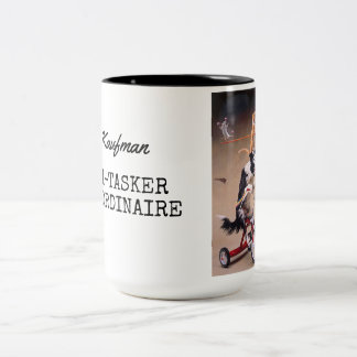Caneca De Café Em Dois Tons Multi-tasker Extraordinaire