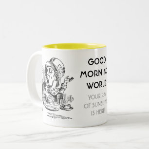 Caneca De Café Em Dois Tons Mundo do bom dia