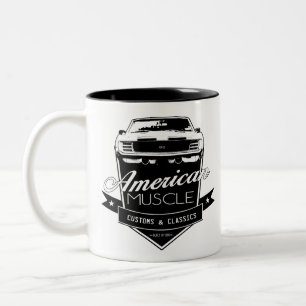 Caneca De Café Em Dois Tons Músculo americano Camaro