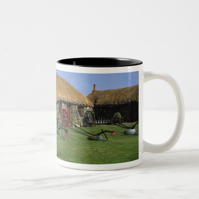 Caneca De Café Em Dois Tons Museu de Skye, Kilmuir, Ilha de Skye, Highlands, (Direita)