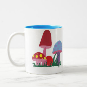 Caneca De Café Em Dois Tons Mushies