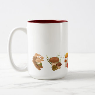 Caneca De Café Em Dois Tons Mushroom