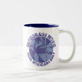 Caneca De Café Em Dois Tons Música Bluegrass Músicos reais apenas jogadores az