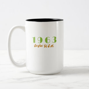 Caneca De Café Em Dois Tons Música de Destaque de 1963