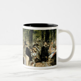 Caneca De Café Em Dois Tons Música nos jardins de Tuileries, 1862 de Manet  