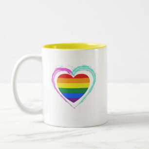 Caneca De Café Em Dois Tons Mutante estranho!