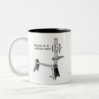 Caneca De Café Em Dois Tons My Growth Rings Youtube canal Mug versão 2