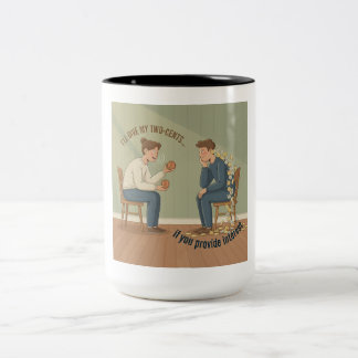 Caneca De Café Em Dois Tons My Two Cents