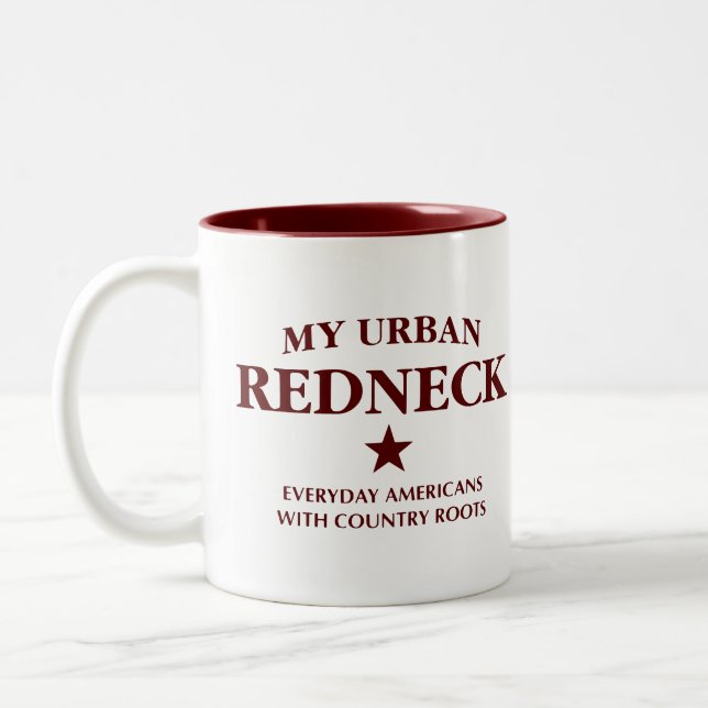 Caneca De Café Em Dois Tons My Urban Redneck Mug (Esquerda)