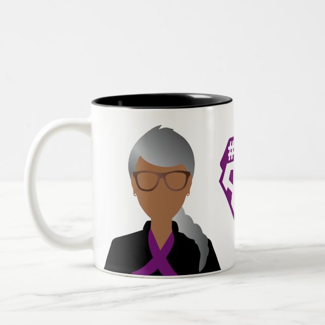 Caneca De Café Em Dois Tons Mz. Nellie (Esquerda)
