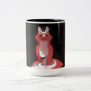 Caneca De Café Em Dois Tons na casa da raposa