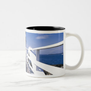 Caneca De Café Em Dois Tons NA, EUA, Maine, Port Clyde.  Ponto Marshall 2