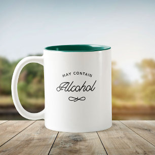 Caneca De Café Em Dois Tons Na moda moderno divertido pode conter tipografia a