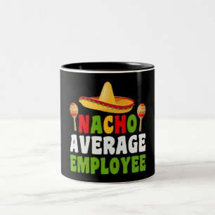 Caneca De Café Em Dois Tons Nacho Média de Funcionários Mug De Café De Dois To