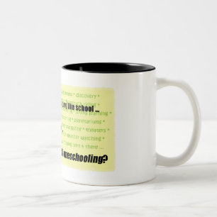 Caneca De Café Em Dois Tons Nada gosta da escola