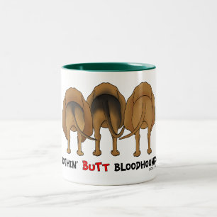 Caneca De Café Em Dois Tons Nada termina Bloodhounds