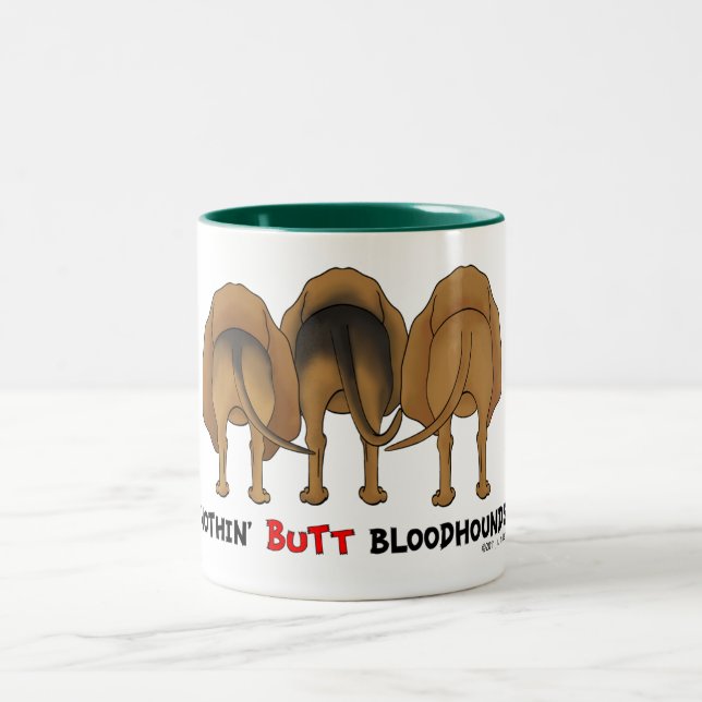 Caneca De Café Em Dois Tons Nada termina Bloodhounds (Centro)