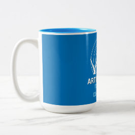 Caneca De Café Em Dois Tons Nadação Sincronizada Artística