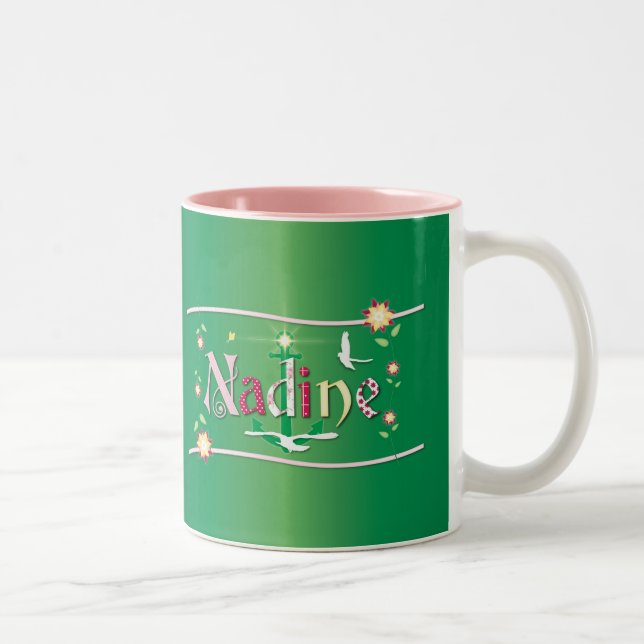 Caneca De Café Em Dois Tons Nadine (Direita)