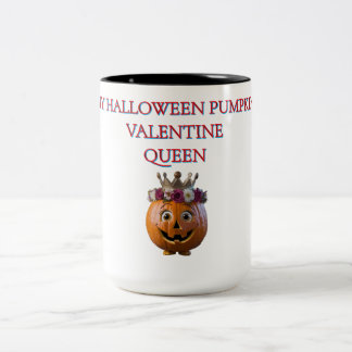 Caneca De Café Em Dois Tons Namorados de Abóbora Rainha Mug