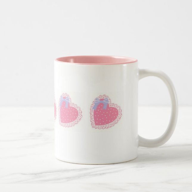Caneca De Café Em Dois Tons Namorados Love Mug (Direita)