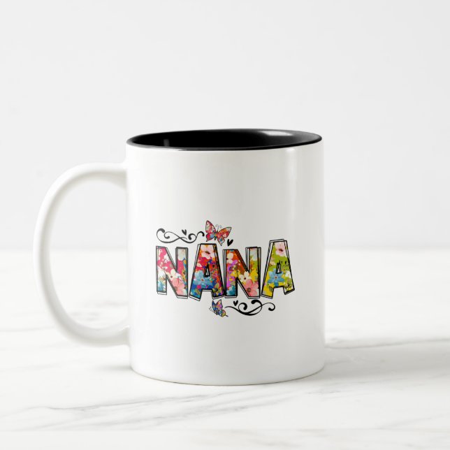 Caneca De Café Em Dois Tons Nana  (Esquerda)