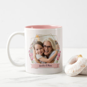 Caneca De Café Em Dois Tons Nana Gift Dia de as mães Avô Foto