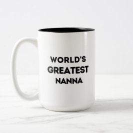 Caneca De Café Em Dois Tons Nanna Mug, a maior do mundo