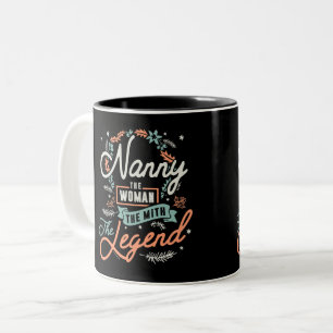 Caneca De Café Em Dois Tons Nanny The Legend