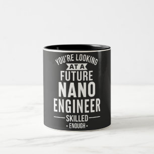 Caneca De Café Em Dois Tons NANO engineer gift