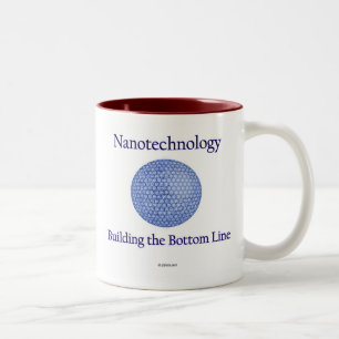 Caneca De Café Em Dois Tons Nanotecnologia: Construindo os ganhos líquidos.