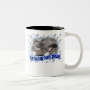 Caneca De Café Em Dois Tons Não antes do meio-dia!