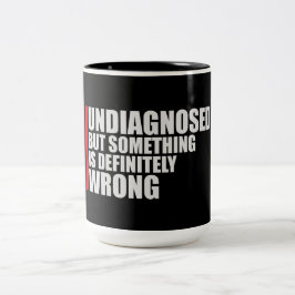 Caneca De Café Em Dois Tons Não Diagnosticado Mas Algo Está Definitivamente Er