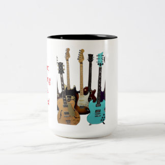 Caneca De Café Em Dois Tons Não é Acumulação se São Guitarras